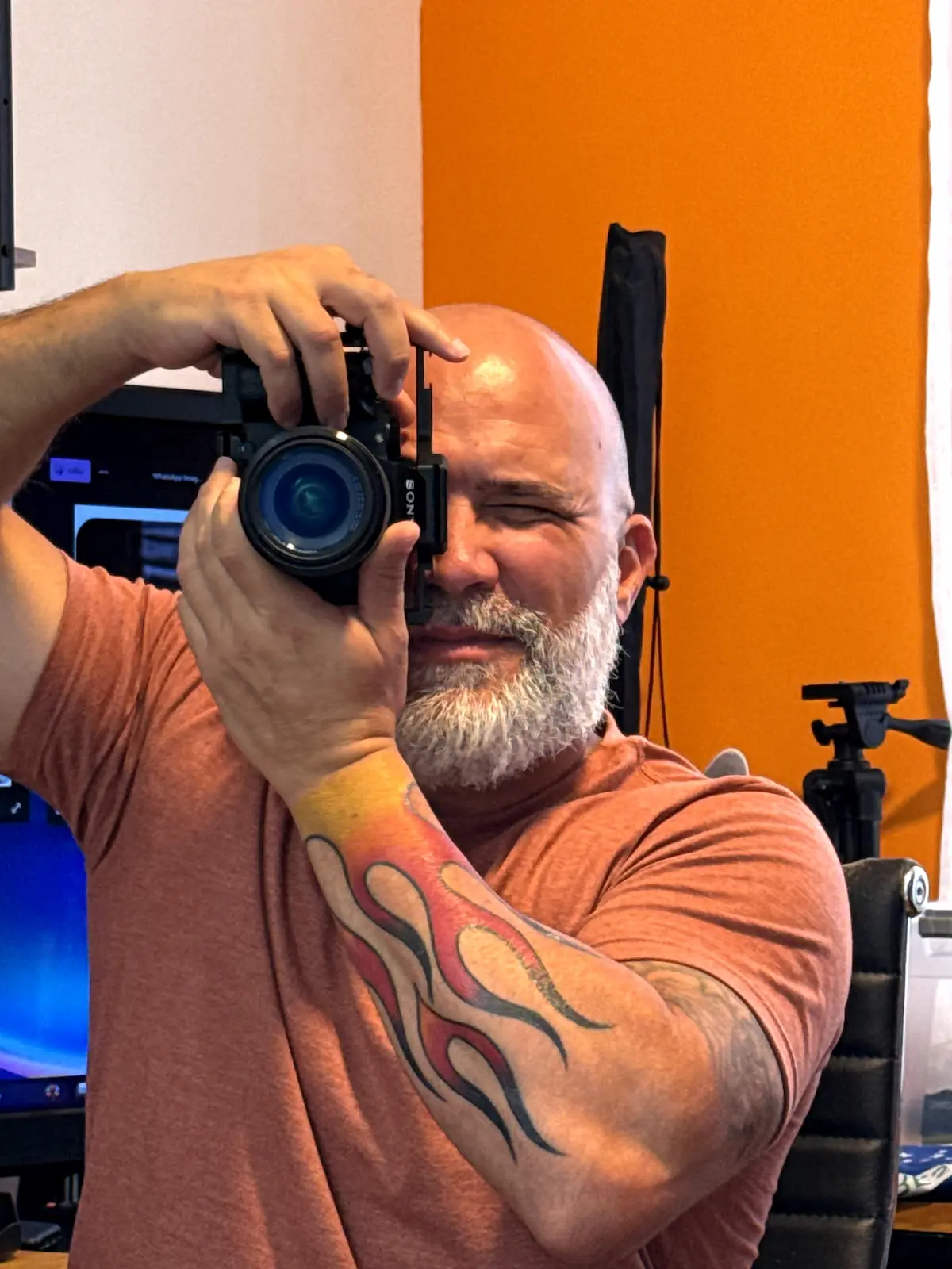 Retrato de Marcelo Calheiros, direção operacional e produção visual na Centria